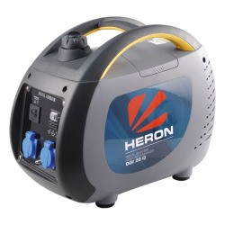 Heron benzinmotoros áramfejlesztõ, 1800VA, 230V hordozható, szabályozott digitális kimenet (DGI-20Q)