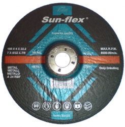 Sun-flex tiszttkorong 125x6x22.2 mm